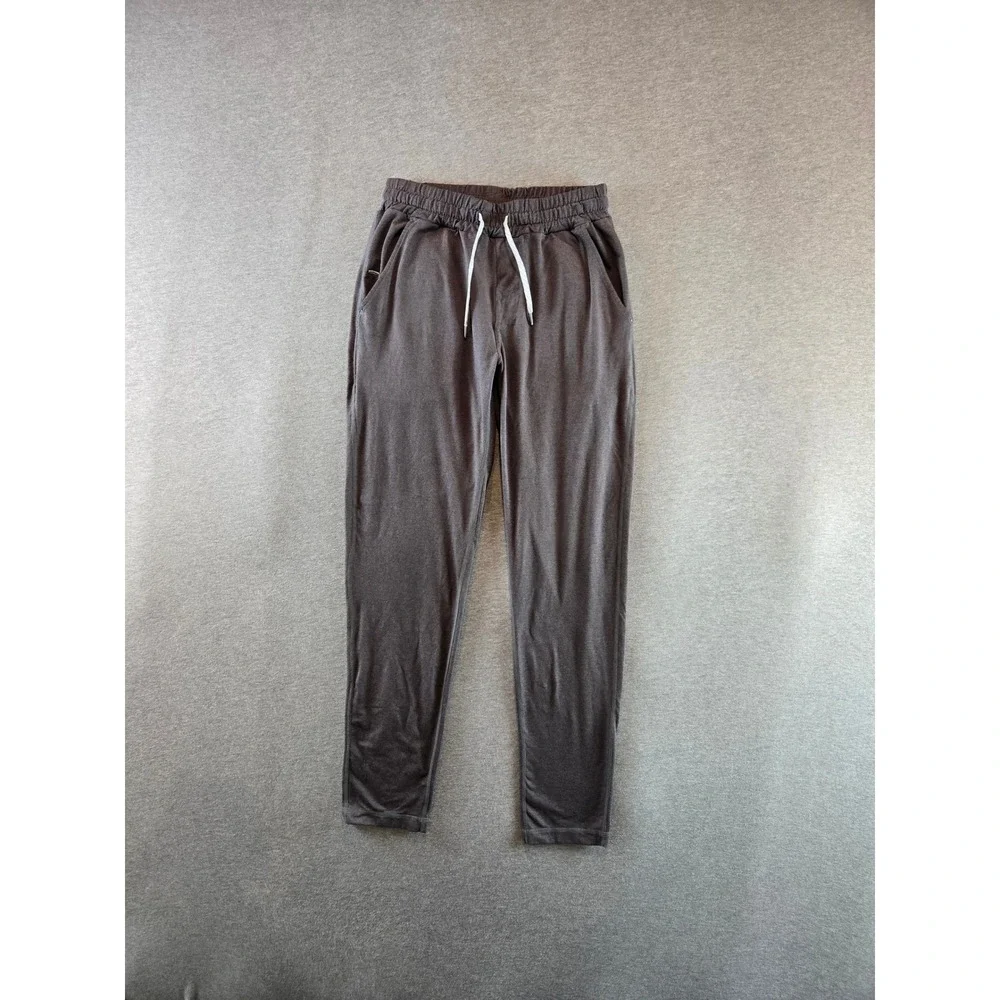 Vuori Ponte Performance Pant Mens XS Charcoal Gray Tapered Jogger Stretch Active